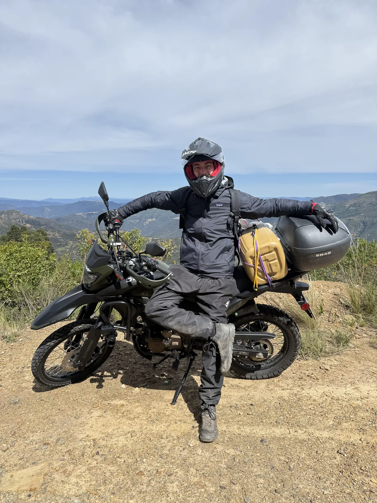 On the road on two wheels