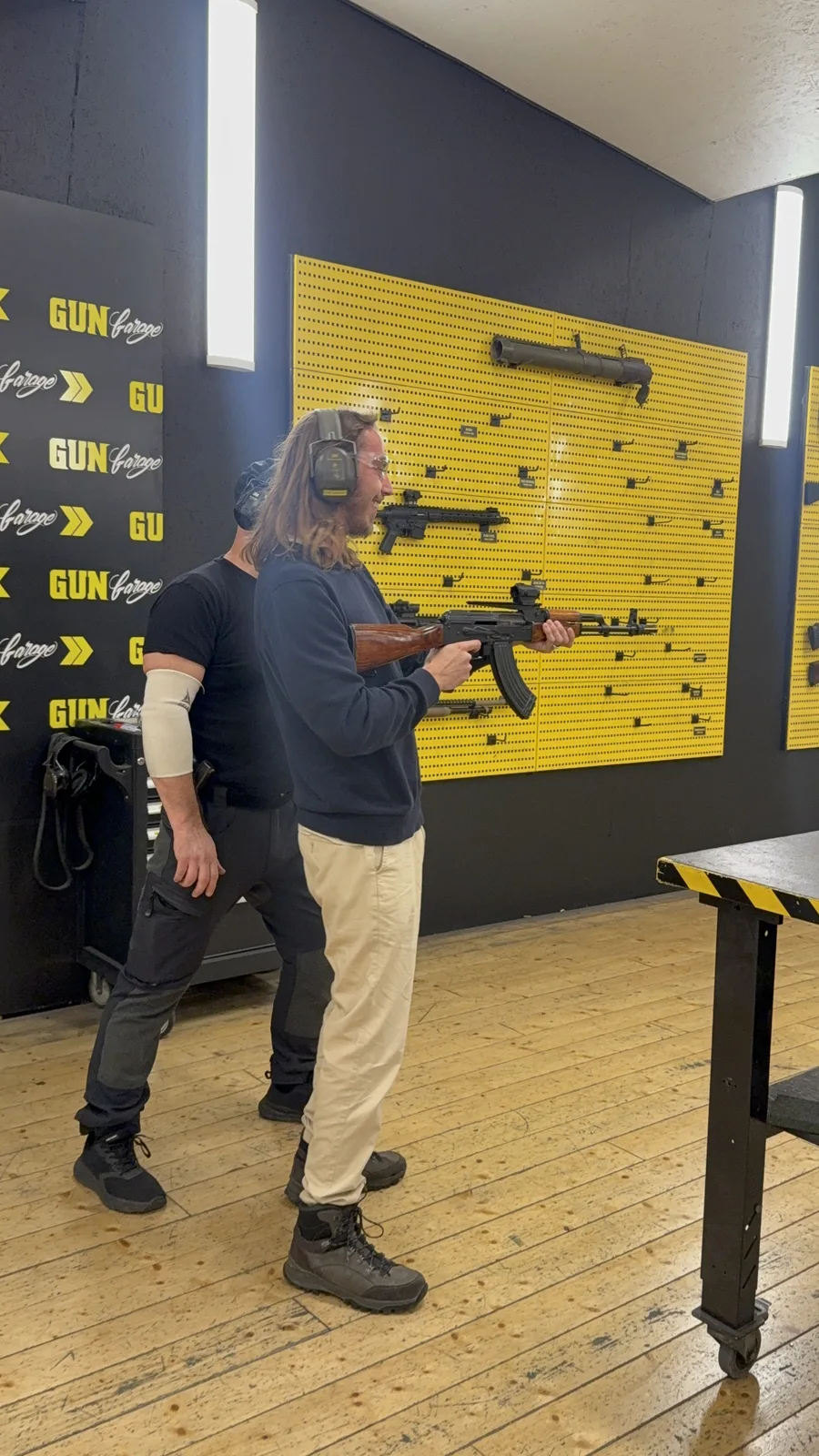 An experience at the shooting range
