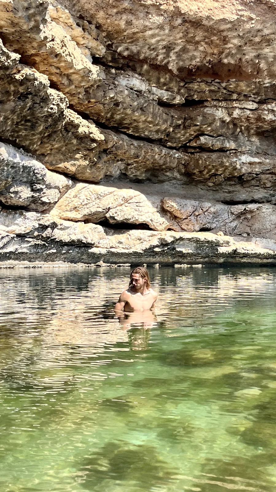 A quiet moment in the water